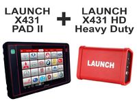 Scanner Launch X431 Pad2 + Heavy Duty (camiones)