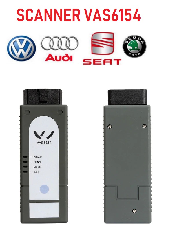 Original Volkswagen VAG actia vas 6154/4a pescadores USB-módulo para vas 6154a odis 